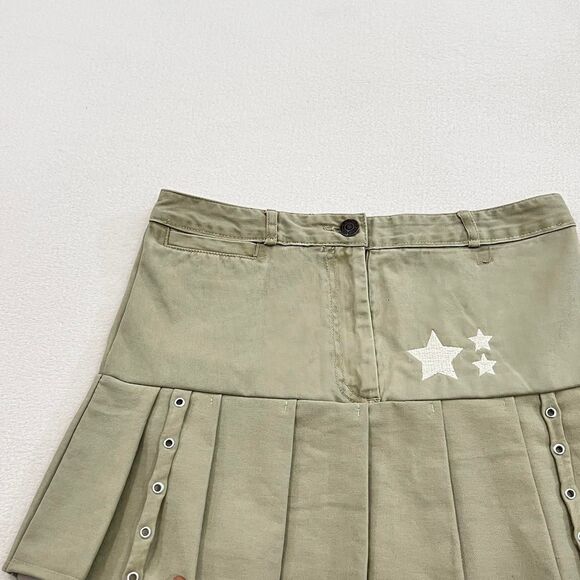 Handmade Green and Khaki Skirt set - Picture 6 of 8
